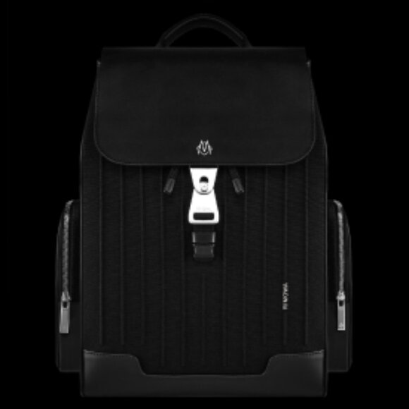 The Rimowa Never Still Flap Leather Ribbed BackPack Unisex Laptop Pockets - Picture 14 of 14